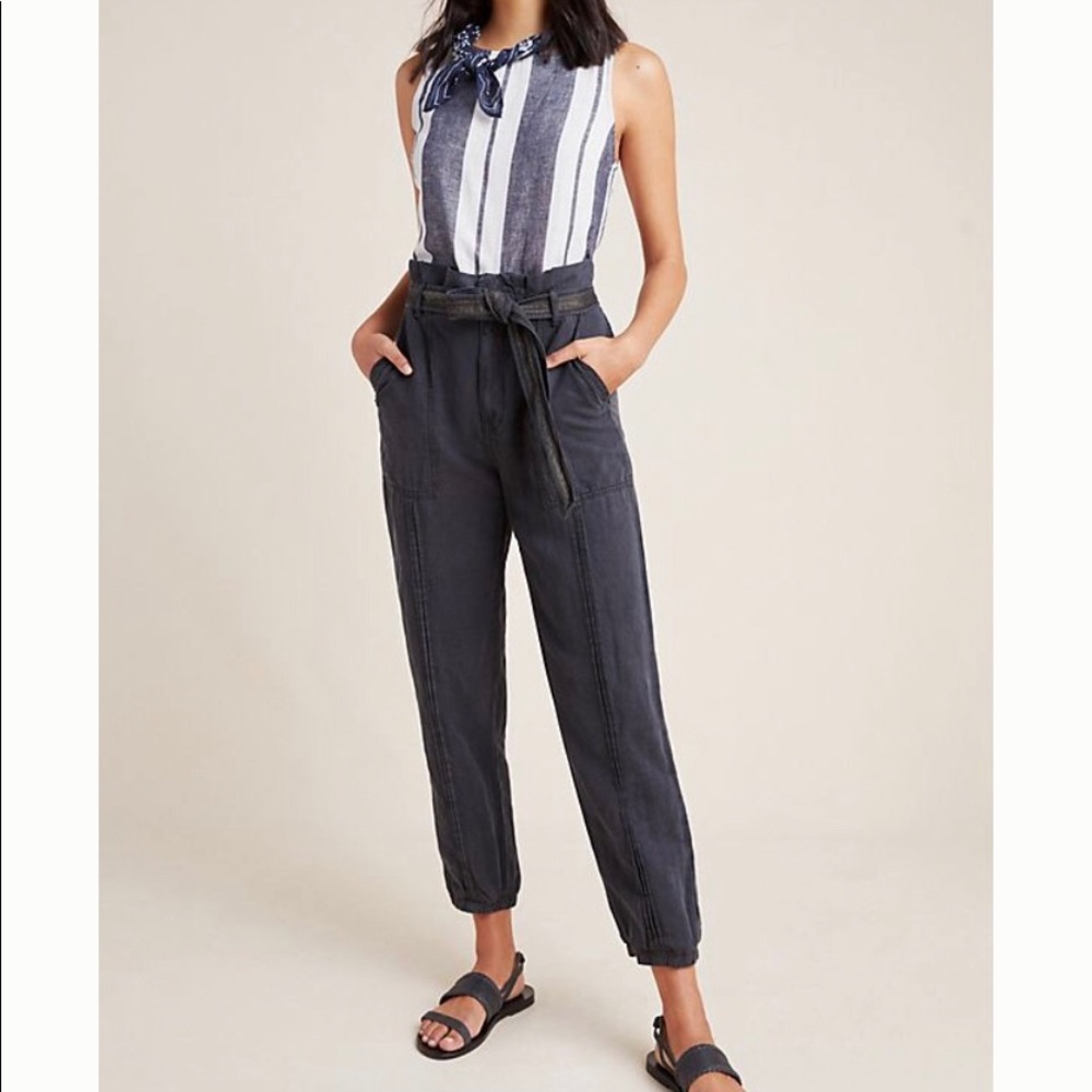 Anthropologie Tapered Utility Joggers